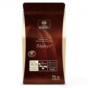 Шоколадный кувертюр белый Cacao Barry Zephyr 34% 1 кг