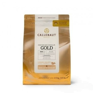 Шоколад  белый со вкусом карамели Gold 30,4% Callebaut 2,5 кг