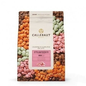 Шоколад со вкусом клубники Callebaut 200 гр