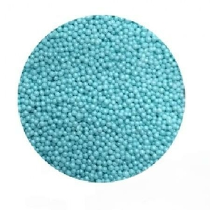 Шарики голубые перламутровые 2 мм 100 гр
