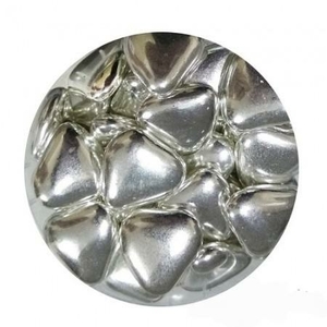 Сердечки серебро хром 100 гр