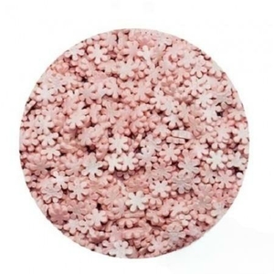 Снежинки Розовый перламутр 100 гр