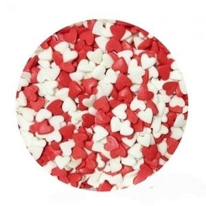 Сердечки Красно-белые 750 гр