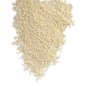 Драже рисовое в белой глазури 2-3 мм 1,5 кг