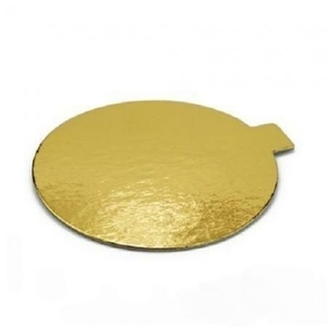 Подложка c держателем золото 0,8 мм d 10,5 см